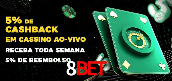 Promoções do cassino ao Vivo 8Bet